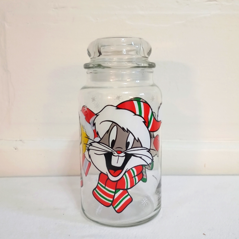 Vintage 1994 Warner Bros Looney Tunes Christmas Canister